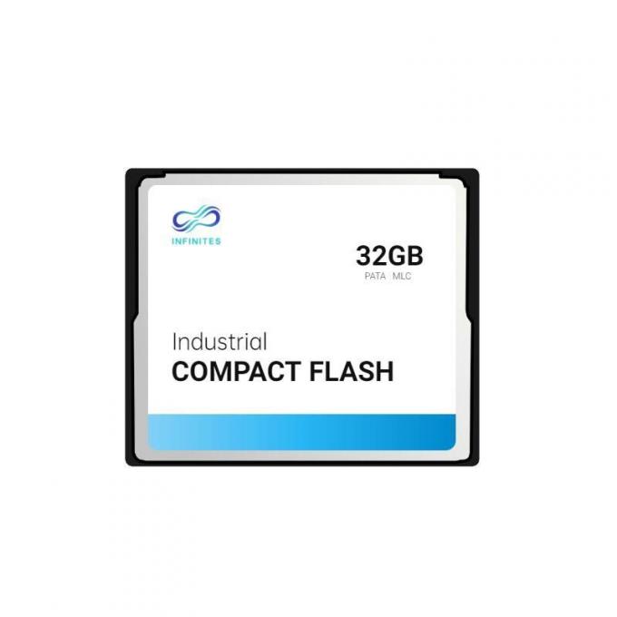 Industrial Compact Flash 4GB-128GB PATA, If35, 4GB, MLC Flash, 0° C to 70° C Small Size Sturdy and Durable High Reliability